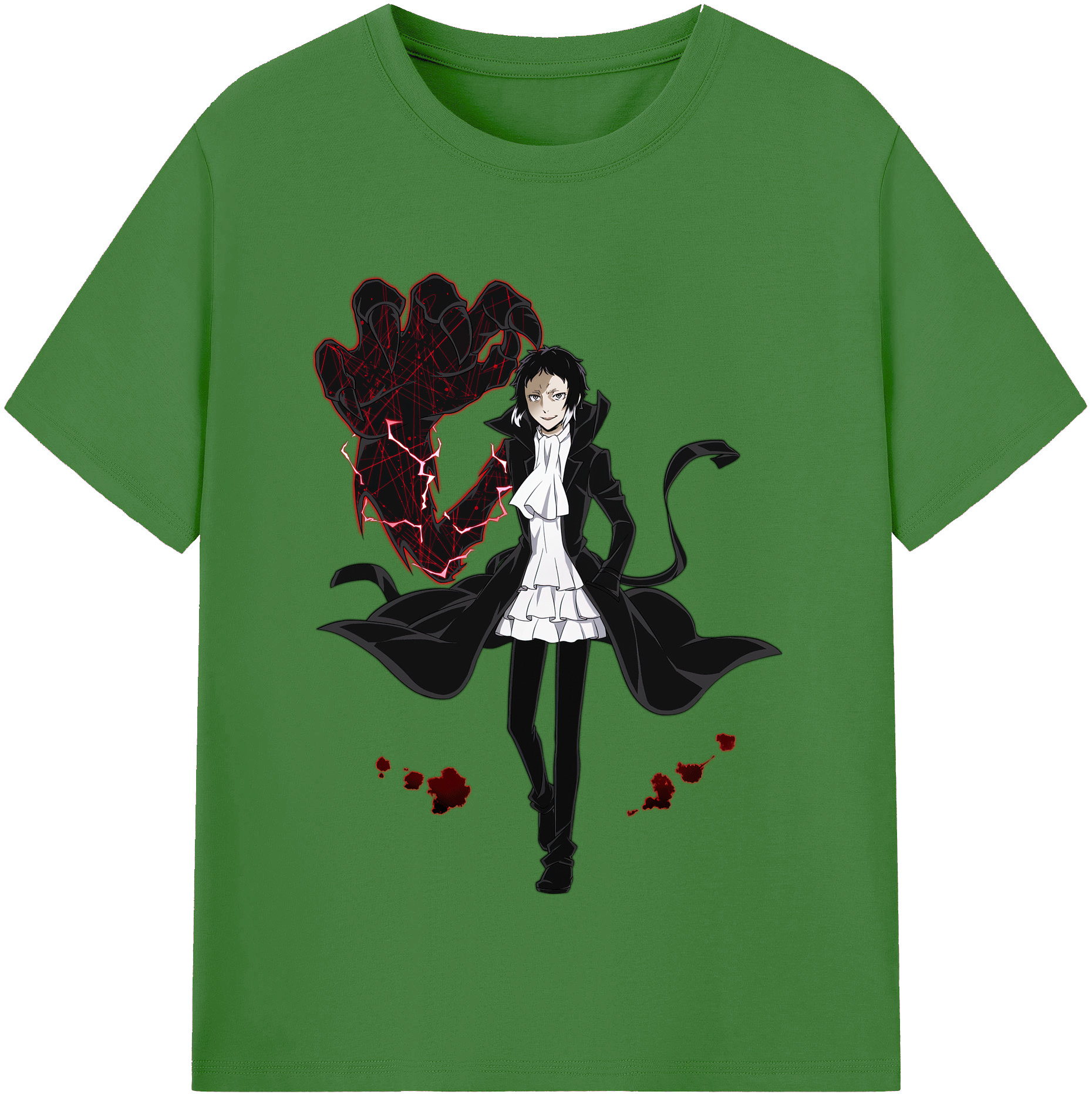 （画像用） 文豪ストレイドッグス Bungo Stray Dogs レディースカジュアルプリントTシャツ（綿100％）